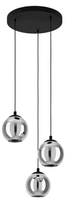 Image de Suspension moderne pour table à manger avec 3 lumières