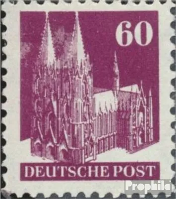 Produktbild von Briefmarken Bizone (Alliierte Besetzung) 1948 Mi 93W II E gestempelt Bauten