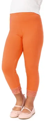 Image de Leggings 3/4 pour fille Merry Style MS10-293 (orange, 146 cm)