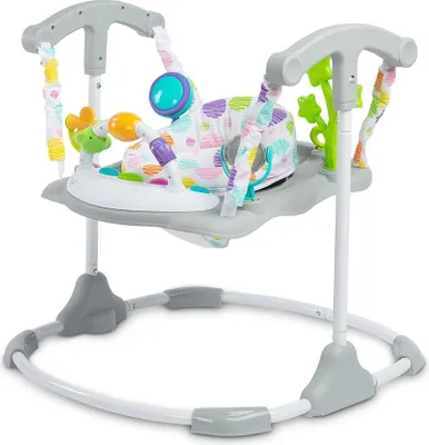 Produktbild von CARETERO Lauflernhilfe fr Babys Jumperoo Cosmo - Spring- und Spielcenter - Grau