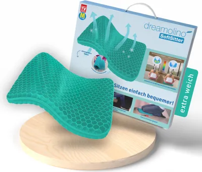 Produktbild von Dreamolino SoftSitter Sitzkissen – ergonomisch & mit Wabenstruktur