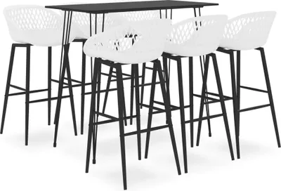 Produktbild von 7-tlg. Bar-Set Schwarz und Weiß