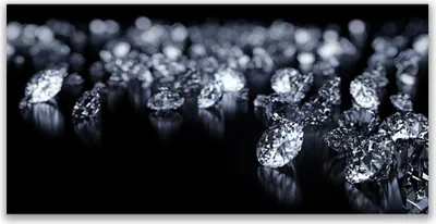 Produktbild von Tulup Leinwand-Bilder 120x60 Wandbild Canvas Kunstdruck Diamanten Kunst