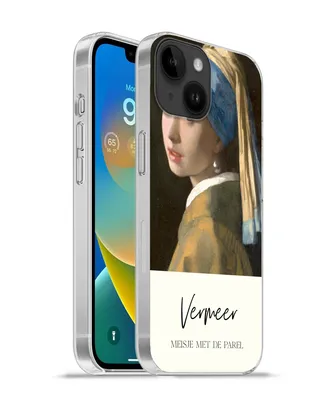 Produktbild von MuchoWow® Handyhülle Schutzhülle Hülle für Apple iPhone 14 - Softcase Das Mädchen mit dem Perlenohrring - Vermeer Silikon Softcase Handy Hülle - Mobiltelefonhülle