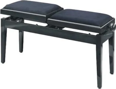 Produktbild von Doppelhocker PB2PB, gepolstert, Sitze individuell höhenverstellbar, Höhe 510-600 mm, Sitzfläche 470x320 mm