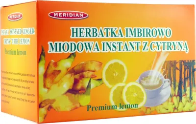 Produktbild von Instant-Ingwer-Honig-Tee mit Zitrone 10 Beutel*18g MERIDIAN