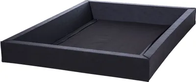 Zdjęcie produktu dla BELIANI Rama piankowa do łóżka wodnego 140 x 200 cm czarna