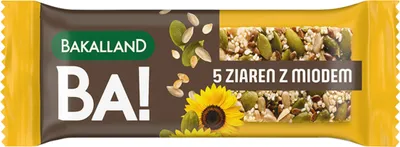 Zdjęcie produktu dla Bakalland Ba! 5 Ziaren Z Miodem Baton 40 G