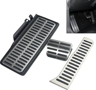 Produktbild von Pedalset Pedale Pedalkappen Fußstütze Automatik Für VW Passat B6 B7 Skoda Superb 2 II