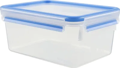 Zdjęcie produktu dla Tefal K30220, Pudełko, Prostokątny, 3,7 l, Niebieski, Przezroczysty, Plastik, Niemcy