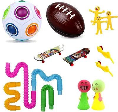 Produktbild von Fidget Spielzeuge Set 15 Stück Stress-Angst Relief Spielzeug Angst Relief Finger Toys, für Anti Stress Autisten und ADHS Kleine Geschenke
