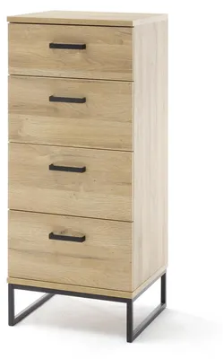 Produktbild von Schubkastenkommode >Toledo< in Grandson Oak, Holzwerkstoff - 50x116x44cm (BxHxT)