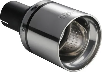 Produktbild von ULTER SPORT N1-16/60 Auspuffblende Endrohr Blende Ø100mm 120mm Rund Edelstahl Verchromt