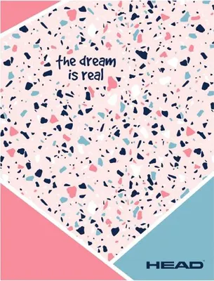 Image de HEAD Pink Terrazzo, Carnet de notes carré 565 (5x5mm), A5, 60 feuilles, 102020002