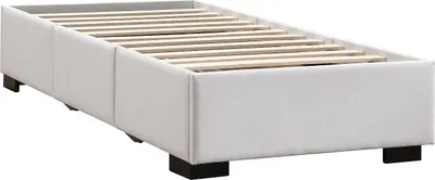Produktbild von Bettgestell mit Schubladen 90 x 190 cm - Beiger Stoff - KOLANE von YSMÉE