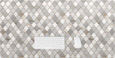 Produktbild von Arabeskenmosaik – Schreibtischunterlage – Rutschfeste Tischunterlage – Schreibtischmatte für Büro & Zuhause – Schreibunterlage – Mauspad – Tischmatte – 120 x 60 cm