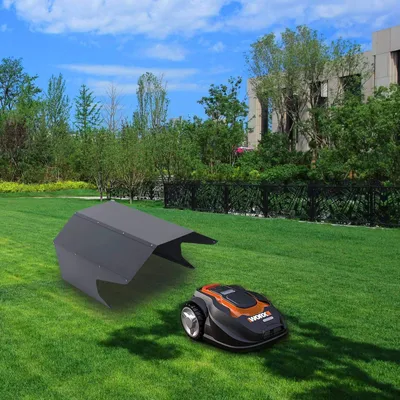 Produktbild von Bc-elec - HMGL03 Garage für Mähroboter aus verzinktem Stahl Carport Dach Außenschutz 55X70X40cm