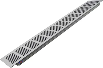 Produktbild von Lüftungsgitter LG-5008 AA eloxiert Stegblech 500 x 80 mm Zuluft Abluft Türgitter
