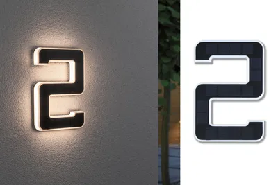Zdjęcie produktu dla Paulmann Solar LED oświetlenie numeru domu numer 2
