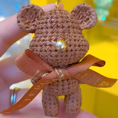 Produktbild von Niedlicher Teddybär Schlüsselanhänger LU-41173 - Braun, KP41173