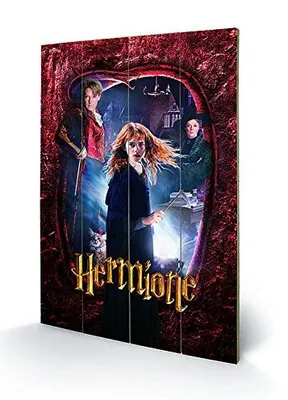 Obrázok produktu pre HARRY POTTER - Holzdruck 40x59cm - Hermine