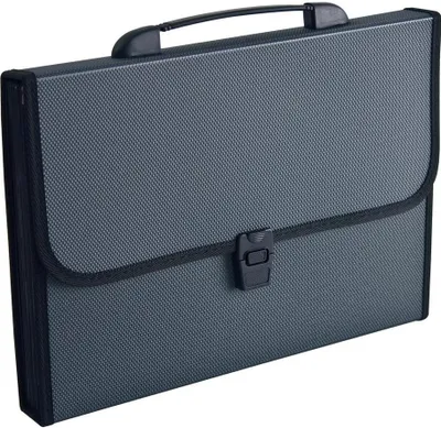 Zdjęcie produktu dla Fächertasche DIN A4 12Fächer Polypropylen schwarz