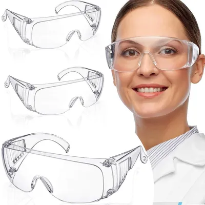 Produktbild von Schutzbrille Arbeitsschutzbrille Sicherheitsbrille - Antibeschlag - Transparent - 5 Stück