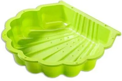 Immagine prodotto di Sabbiera in plastica Conchiglia verde chiaro