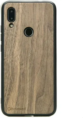 Produktbild von Holzhülle Bewood für Xiaomi Redmi 7 Amerikanischer Nussbaum