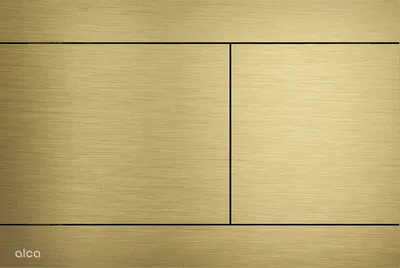 Produktbild von Alcadrain WC - Betätigungsplatte FUN-G-B Gold-Matt gebürstet Edelstahl