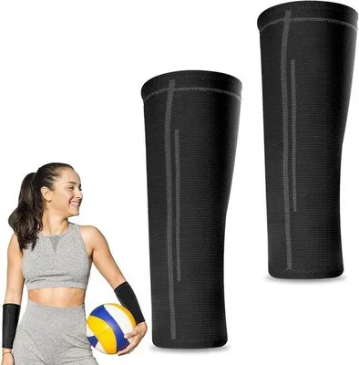 Produktbild von Volleyball Kompressionsarmband Schwarz Mädchen