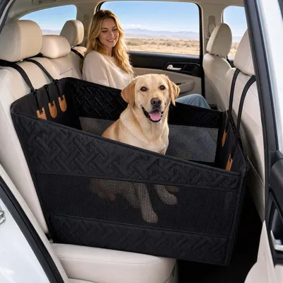 Hundeautostoel 73x56x40 cm, wasserdicht, 600D Oxford, bis 50 kg