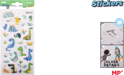 Produktbild von 3D-Aufkleber „Dinosaurier“ von MP