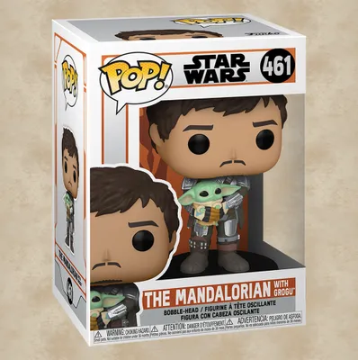 Zdjęcie produktu dla Funko Pop! Star Wars Mandalorian - Mando z Dzieckiem Figurki Winylowa