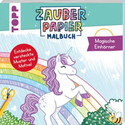 Obrázok produktu pre Zauberpapier Malbuch Magische Einhörner