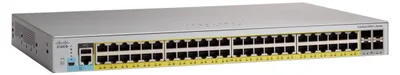 Produktbild von Cisco Catalyst C2960L-48PQ, Managed, L2, Gigabit Ethernet (10/100/1000), Power over Ethernet (PoE), Rack-Einbau, 1U