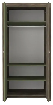 Immagine prodotto di Armadio camera giovani Armadio mobili verde legno armadi design marrone