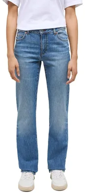 Produktbild von Mustang Damen Style Crosby Relaxed Straight Jeans, Jeansblau, 33W / 32L EU