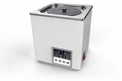Produktbild von Labor Wasserbad 300W, Thermostatisches Wasserbad mit Digitalanzeige, Timer, 1 Loch, Edelstahl
