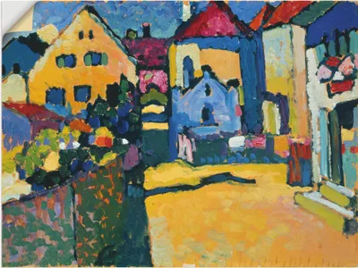 Produktbild von ARTland Wandbild, selbstklebend Grüngasse in Murnau. 1909 Größe: 120x90 cm