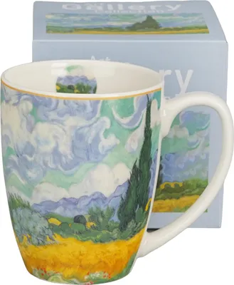 Image de DUO | Becher - Porzellanbecher - Champ de blé Van Gogh - 360 ml