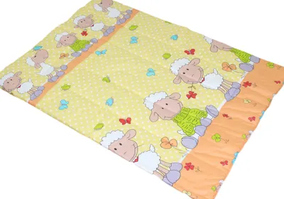 Produktbild von Spielmatte Spieldecke Krabbeldecke Kinder Baby Decke Baumwolle - 21 - Schaf Gelb