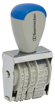 Produktbild von Soennecken Datumstempel 3835 Monat in Ziffern 4x26mm