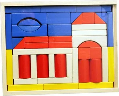 Produktbild von Ebert 205340 Baukasten Kirche - Holzbausteine