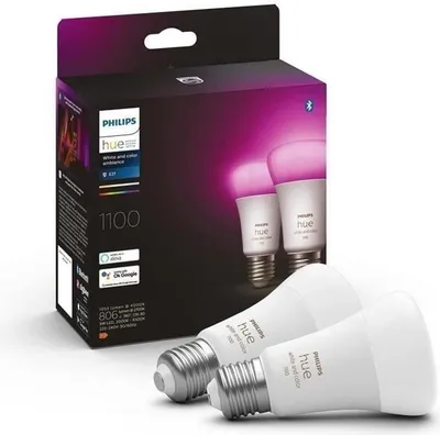 Produktbild von 2 Standard-E27-75W-Smart-Glühbirnen