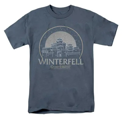 Produktbild von Game Of Thrones - "Winterfell" T-Shirt für Herren/Damen Uni TV37181 (XXL) (Schiefer), KI-generiertes Bild