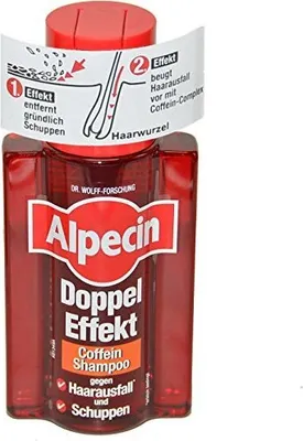 Produktbild von 3x Alpecin DOPPEL EFFEKT COFFEIN SHAMPOO gegen Haarausfall und Schuppen - 200ml