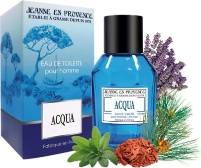 Zdjęcie produktu dla Jeanne en Provence woda toaletowa dla mężczyzn EDT - Aqua, 100 ml