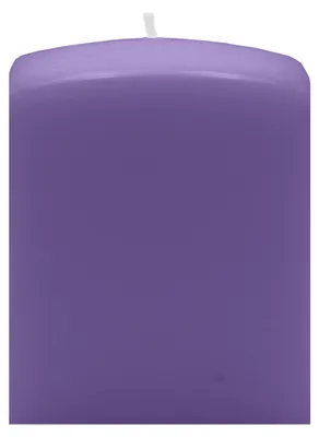 Produktbild von Quader Kerzen Veilchen Lila 8 x Ø 6/6 cm, 16 Stück