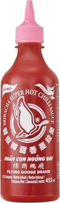 Produktbild von Flying Goose Sriracha Chili Sauce extra scharf ohne MSG 455 ml